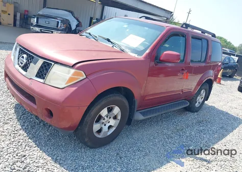 2007 Nissan Pathfinder Se from USA, damaged, VIN 5N1AR18U37C647424
